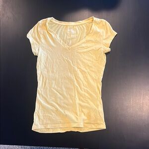 Derek Heart Yellow Short Sleeve Tee
